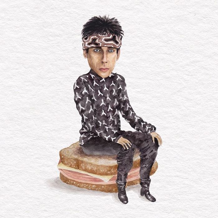 I&#8217;ve Made Over 100 Watercolor Paintings Of Celebs On Sandwiches