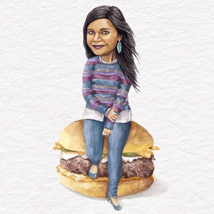 I&#8217;ve Made Over 100 Watercolor Paintings Of Celebs On Sandwiches