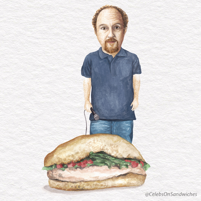 I&#8217;ve Made Over 100 Watercolor Paintings Of Celebs On Sandwiches