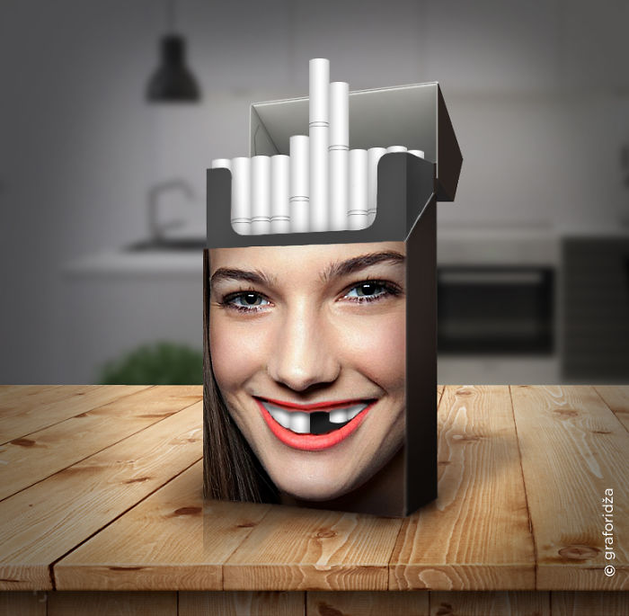Tobacco Teeth: I Created This Ad Campaign To Raise Awareness Of Harmful Smoking Effects Tobacco Teeth: I Created This Ad Campaign To Raise Awareness Of Harmful Smoking Effects