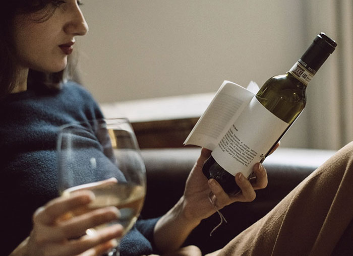 Genius Wine Bottles Have Labels With Short Stories To Read While You Sip