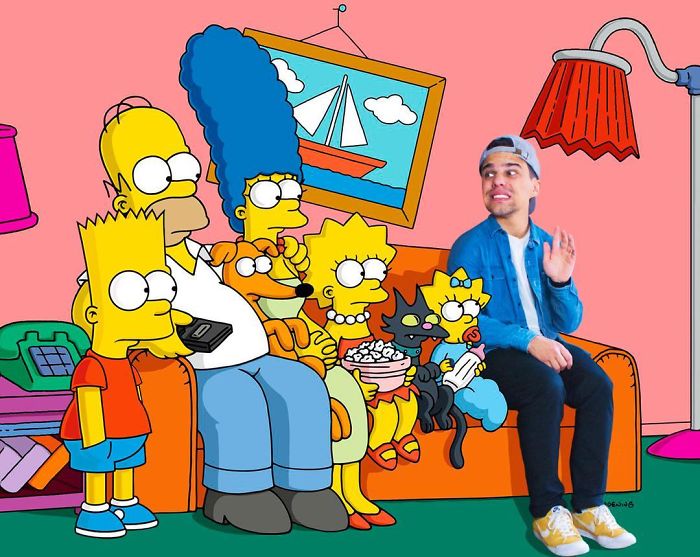 Guy Photoshops Himself Into Daily Lives Of Celebrities, Hates Every Second Of It (36 Pics)