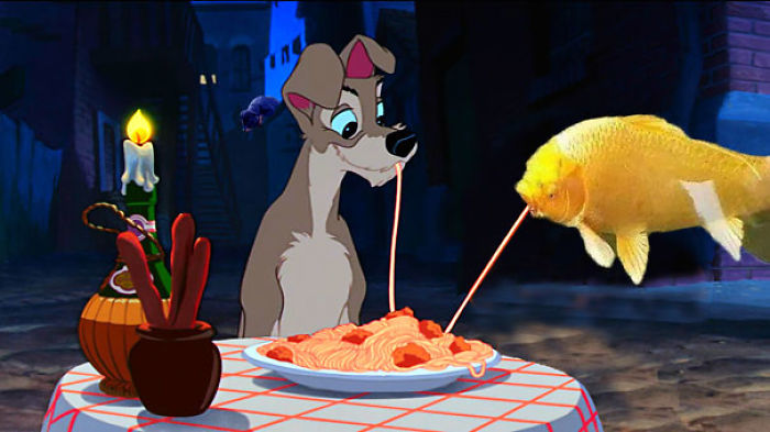 Puppy Kissing A Fish Inspires A Hilarious Photoshop Battle (30 Pics)