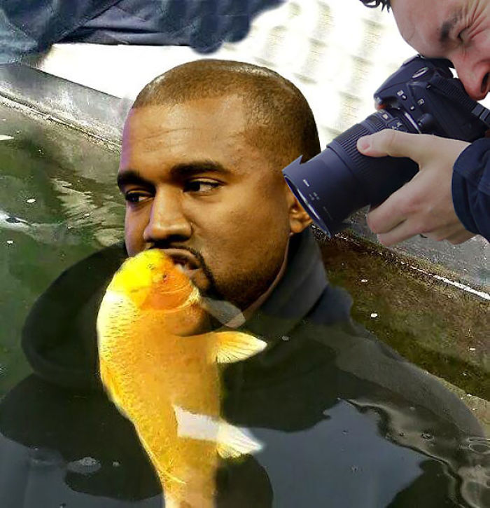 Puppy Kissing A Fish Inspires A Hilarious Photoshop Battle (30 Pics)