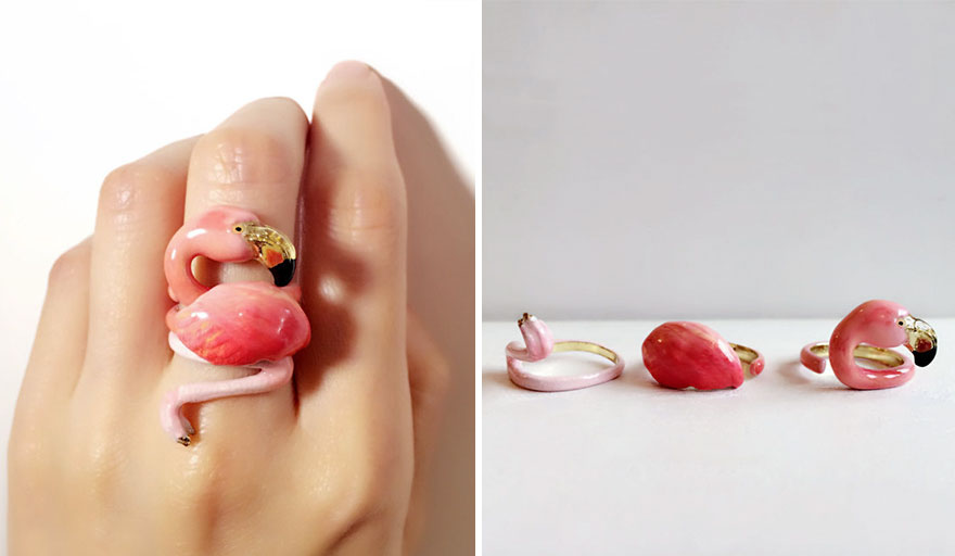 3-Piece Rings That Become Animals When You Wear Them All At Once