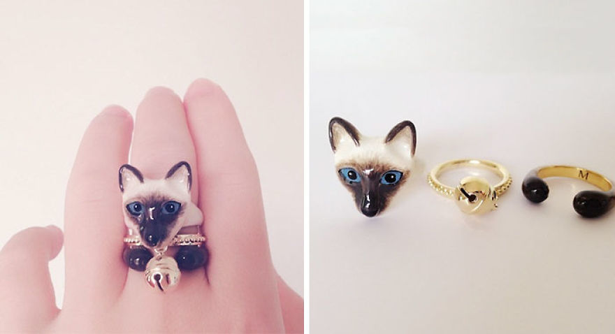 3-Piece Rings That Become Animals When You Wear Them All At Once