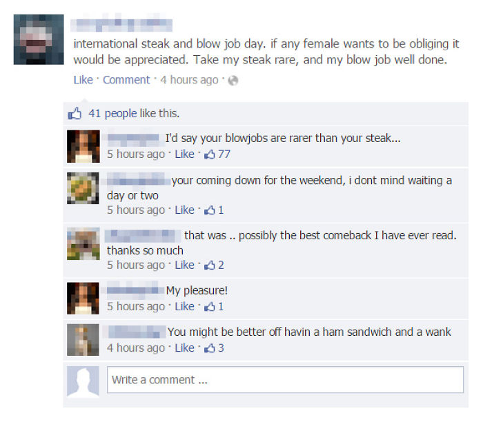 73 Epic Facebook Comebacks You&#8217;ll Be Happy Didn&#8217;t Happen To You