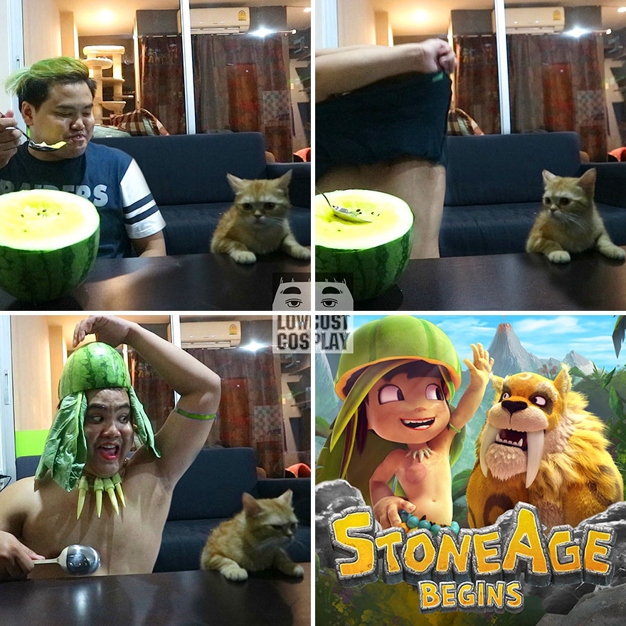 Cheap Cosplay Guy Strikes Again With Low-Cost Costumes From Household Objects (70 Pics)