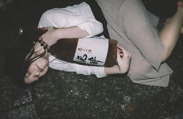 This Sake Pillow Will Make You Look Like You&#8217;ve Passed Out Drunk