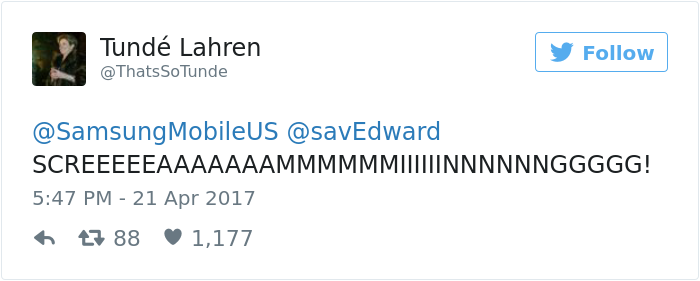 Samsung Just Destroyed A Guy’s Dick Pic Joke With A Single Emoji Samsung Just Destroyed A Guy’s Dick Pic Joke With A Single Emoji