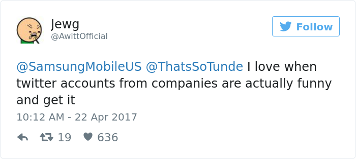 Samsung Just Destroyed A Guy’s Dick Pic Joke With A Single Emoji Samsung Just Destroyed A Guy’s Dick Pic Joke With A Single Emoji