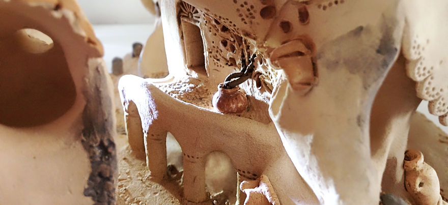 I Create Ceramic Villages Inspired By Sardinian Traditions