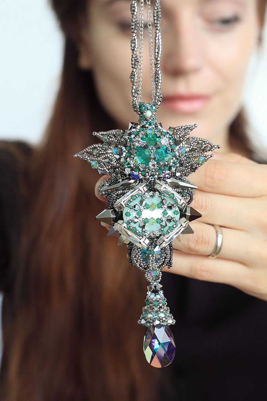 Gorgeous Seed Bead Webs: 25 Amazing Jewelries By Apollinariya Koprivnik Gorgeous Seed Bead Webs: 25 Amazing Jewelries By Apollinariya Koprivnik