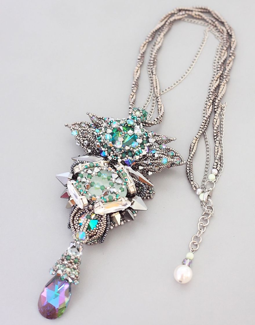 Gorgeous Seed Bead Webs: 25 Amazing Jewelries By Apollinariya Koprivnik Gorgeous Seed Bead Webs: 25 Amazing Jewelries By Apollinariya Koprivnik