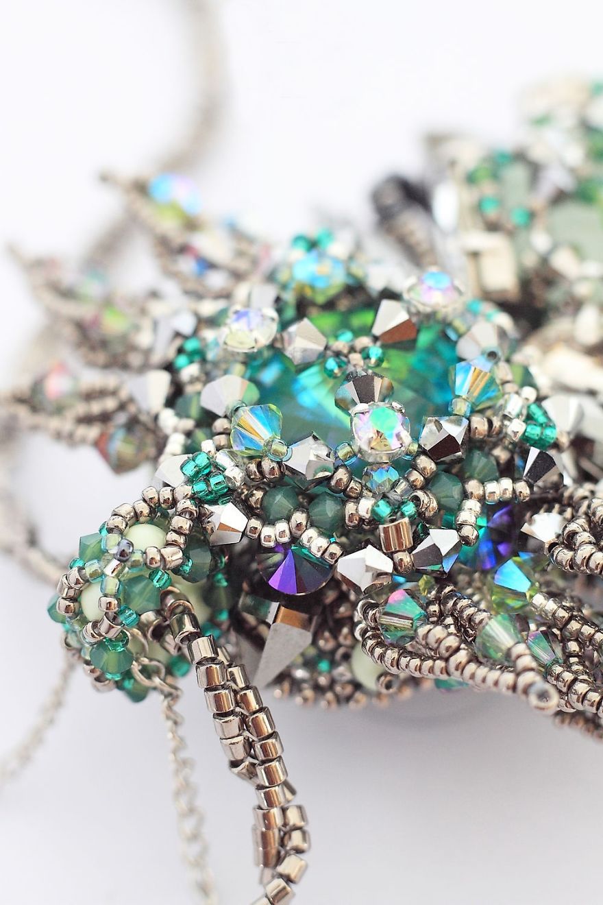 Gorgeous Seed Bead Webs: 25 Amazing Jewelries By Apollinariya Koprivnik Gorgeous Seed Bead Webs: 25 Amazing Jewelries By Apollinariya Koprivnik