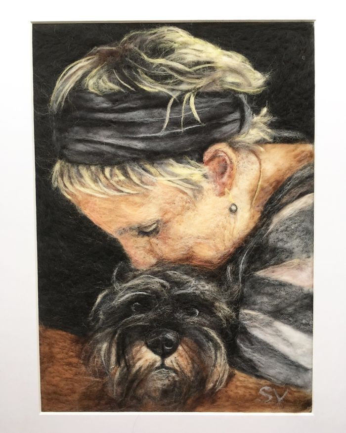 Amazing Portraits “Painted” With Wool Amazing Portraits “Painted” With Wool