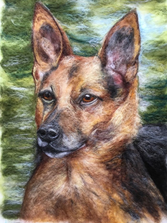 Amazing Portraits “Painted” With Wool Amazing Portraits “Painted” With Wool