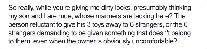 Mom&#8217;s Explanation Why She Teaches Son Not To Share Gets Shared 207,000+ Times, Other Parents React