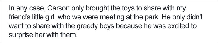 Mom&#8217;s Explanation Why She Teaches Son Not To Share Gets Shared 207,000+ Times, Other Parents React