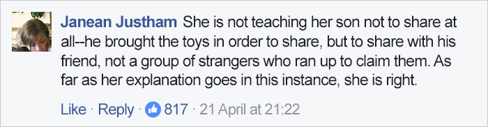 Mom’s Explanation Why She Teaches Son Not To Share Gets Shared 207,000+ Times, Other Parents React Mom’s Explanation Why She Teaches Son Not To Share Gets Shared 207,000+ Times, Other Parents React