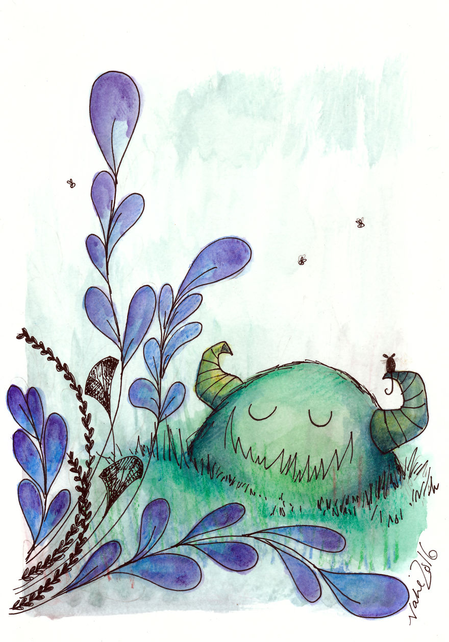 I Draw Sleepy Monsters And Robots To Help Relax I Draw Sleepy Monsters And Robots To Help Relax