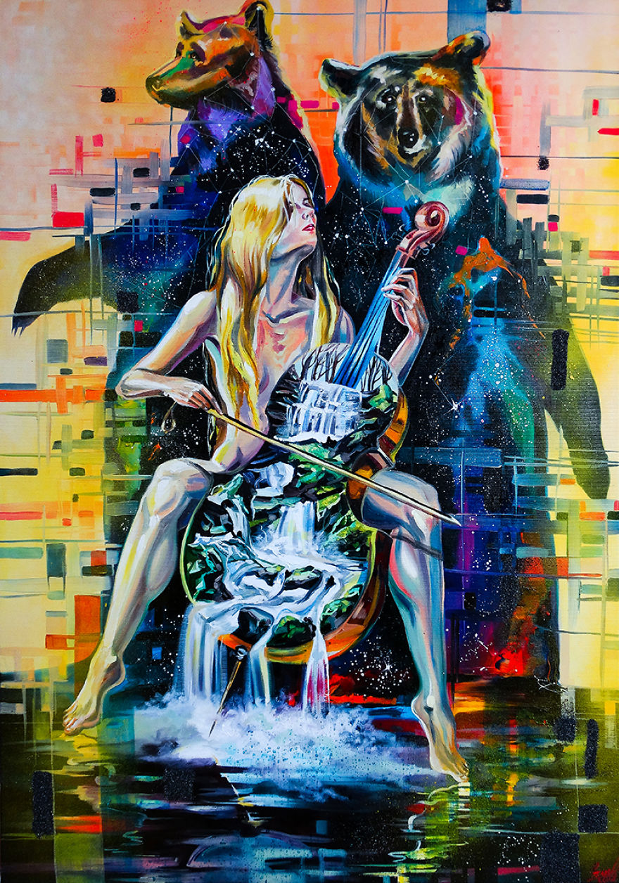 I Paint Mind Blowing Nature, What We Never Rein In And Can’t Describe With A Million Words