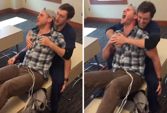 Guy Tries Labour Pain Simulator, Regrets It Immediately Guy Tries Labour Pain Simulator, Regrets It Immediately