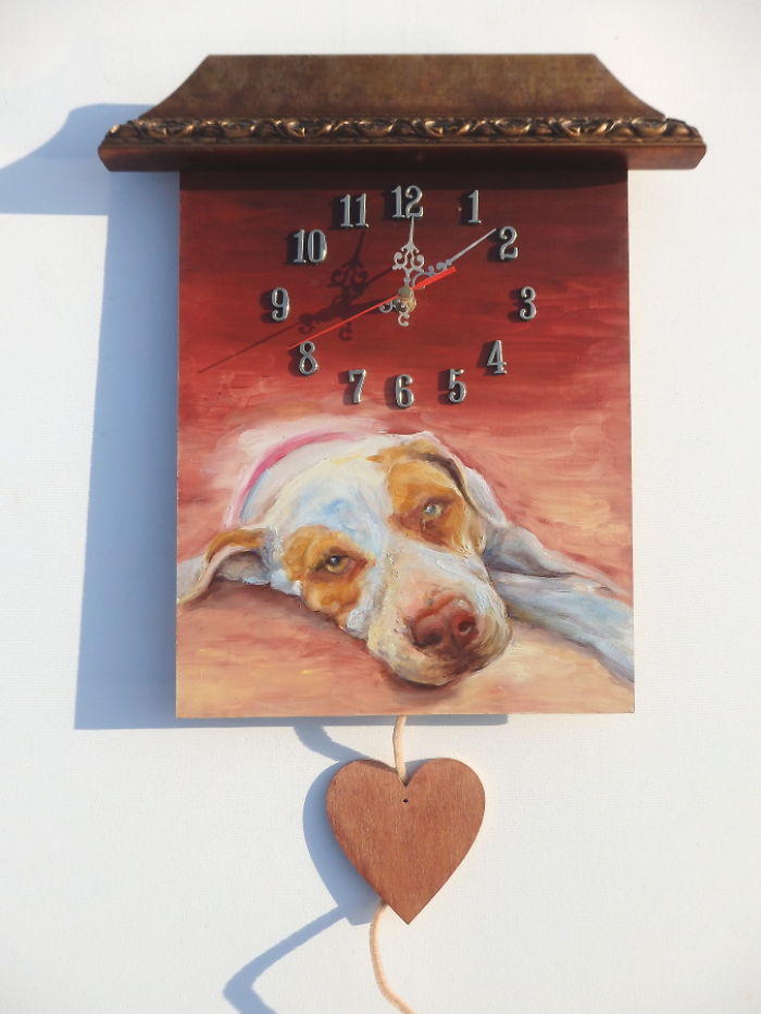 I Put All My Heart Into Painting On Clocks