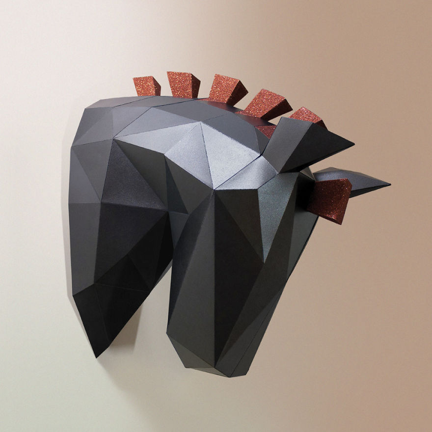 I Built This Trojan Horse 3D Papercraft Sculpture