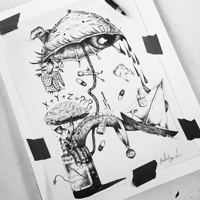 I Turn My Anxiety Into Surrealistic Art I Turn My Anxiety Into Surrealistic Art