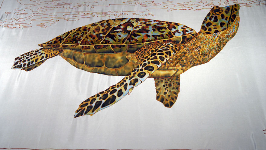 Spilt Water Ends Up Creating A New Batik Painting Style Spilt Water Ends Up Creating A New Batik Painting Style