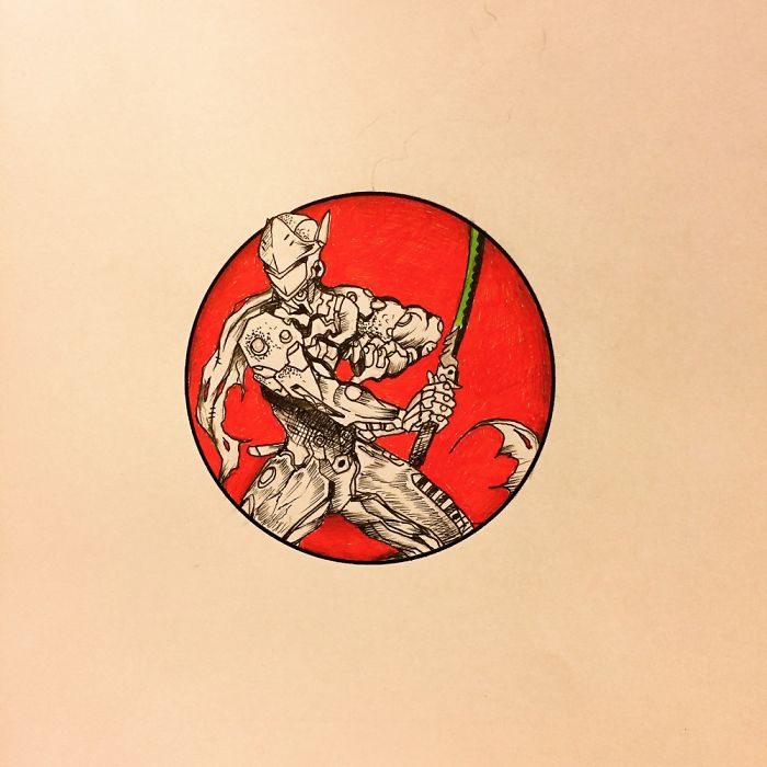 I  Love Overwatch Characters And Draw Them