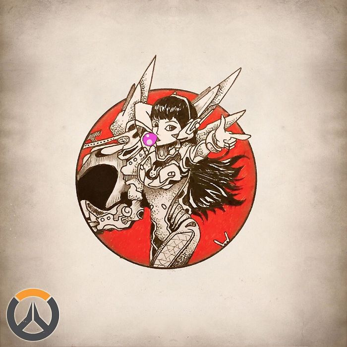 I  Love Overwatch Characters And Draw Them
