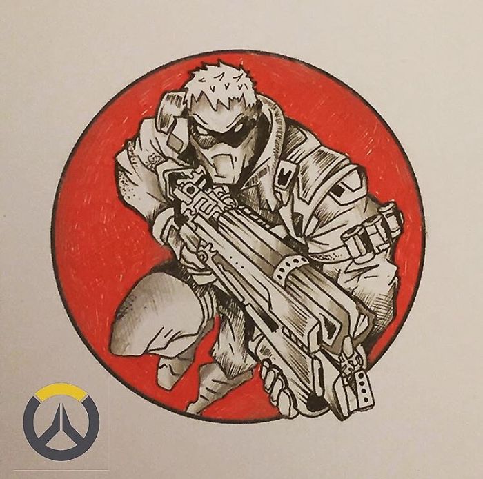I  Love Overwatch Characters And Draw Them