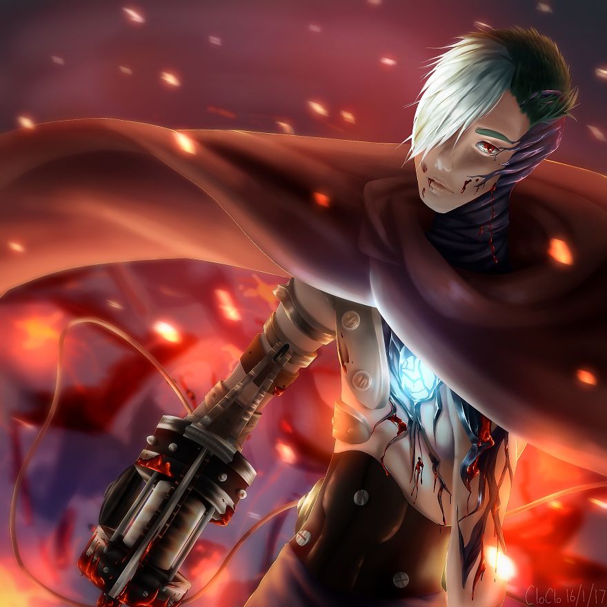 I Like To Draw Anime And Game Characters Into My Own Style