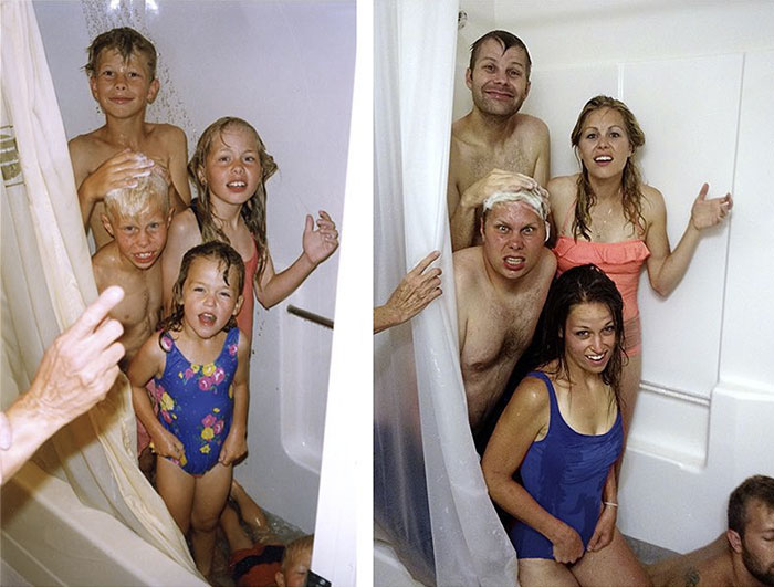 193 Siblings Who Hilariously Recreated Their Childhood Photos 193 Siblings Who Hilariously Recreated Their Childhood Photos