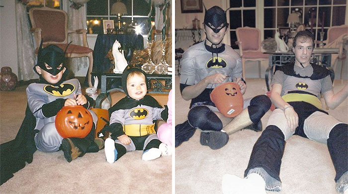 193 Siblings Who Hilariously Recreated Their Childhood Photos 193 Siblings Who Hilariously Recreated Their Childhood Photos