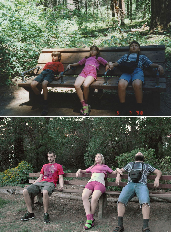 193 Siblings Who Hilariously Recreated Their Childhood Photos 193 Siblings Who Hilariously Recreated Their Childhood Photos