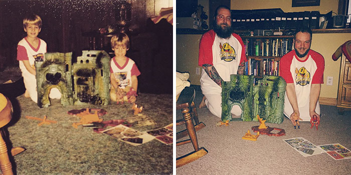 193 Siblings Who Hilariously Recreated Their Childhood Photos 193 Siblings Who Hilariously Recreated Their Childhood Photos