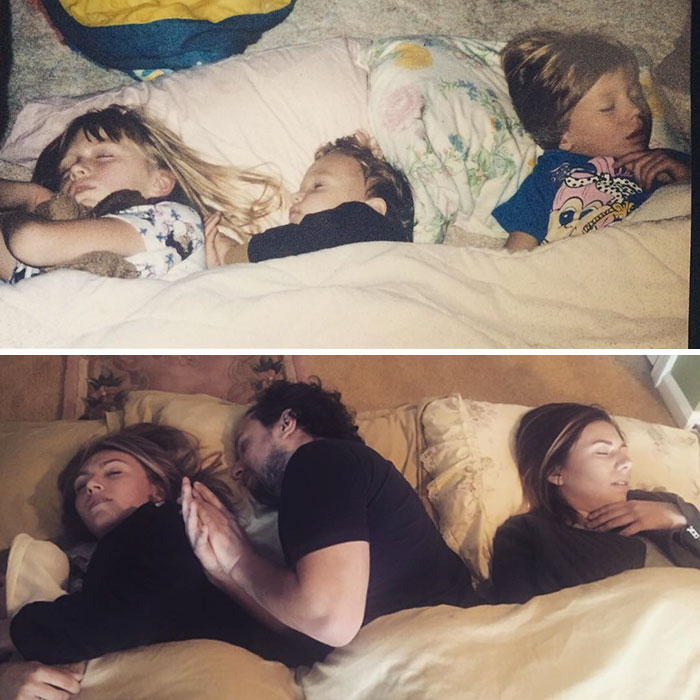 193 Siblings Who Hilariously Recreated Their Childhood Photos 193 Siblings Who Hilariously Recreated Their Childhood Photos