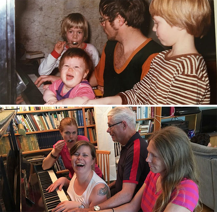 193 Siblings Who Hilariously Recreated Their Childhood Photos 193 Siblings Who Hilariously Recreated Their Childhood Photos