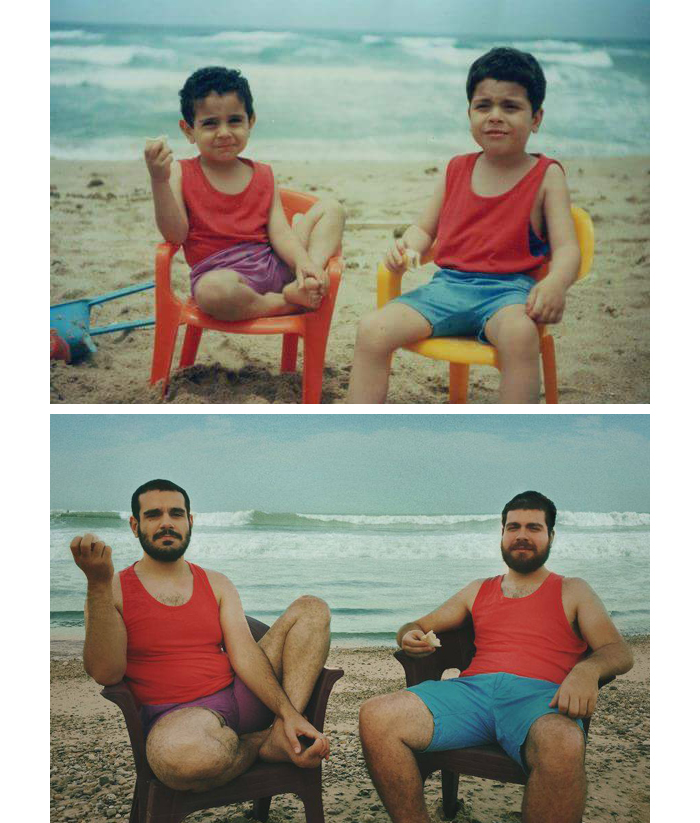 193 Siblings Who Hilariously Recreated Their Childhood Photos 193 Siblings Who Hilariously Recreated Their Childhood Photos