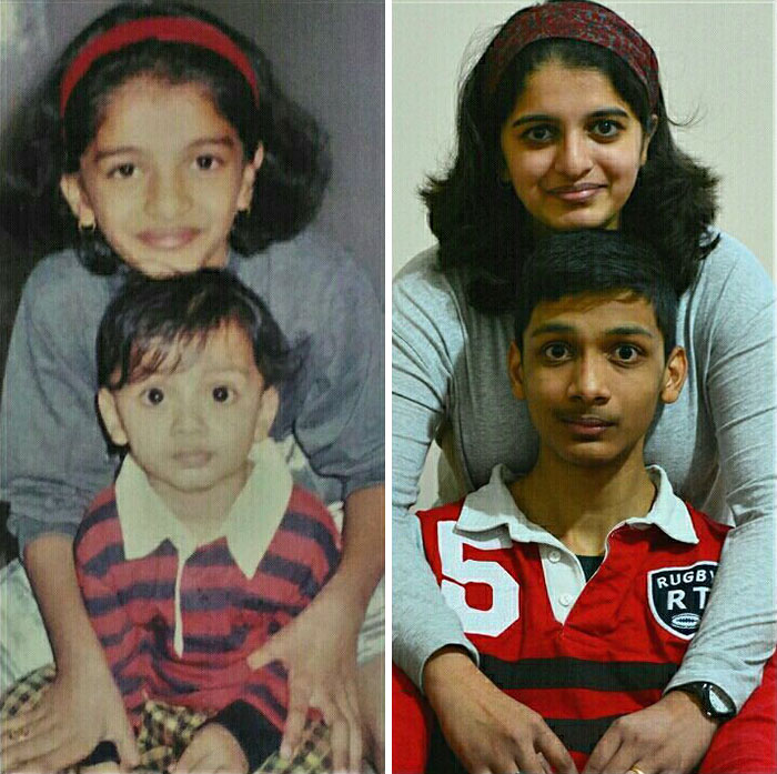 193 Siblings Who Hilariously Recreated Their Childhood Photos 193 Siblings Who Hilariously Recreated Their Childhood Photos