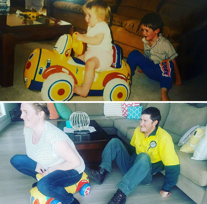 193 Siblings Who Hilariously Recreated Their Childhood Photos 193 Siblings Who Hilariously Recreated Their Childhood Photos