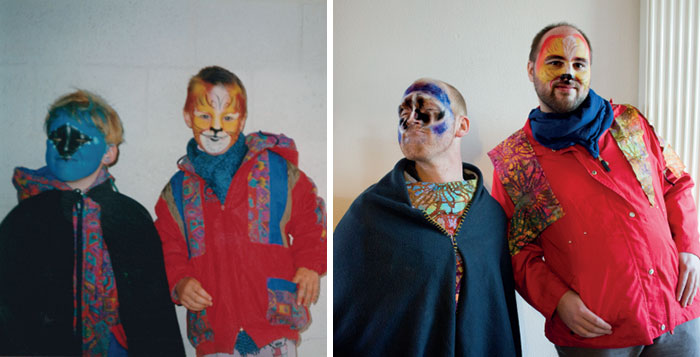 193 Siblings Who Hilariously Recreated Their Childhood Photos 193 Siblings Who Hilariously Recreated Their Childhood Photos