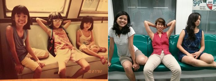 193 Siblings Who Hilariously Recreated Their Childhood Photos 193 Siblings Who Hilariously Recreated Their Childhood Photos