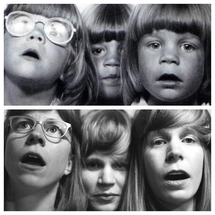193 Siblings Who Hilariously Recreated Their Childhood Photos 193 Siblings Who Hilariously Recreated Their Childhood Photos
