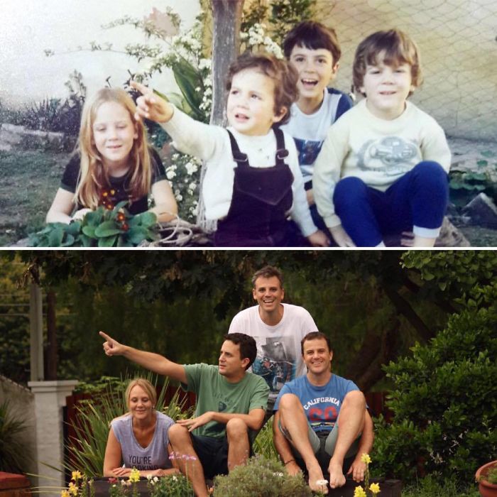 193 Siblings Who Hilariously Recreated Their Childhood Photos 193 Siblings Who Hilariously Recreated Their Childhood Photos