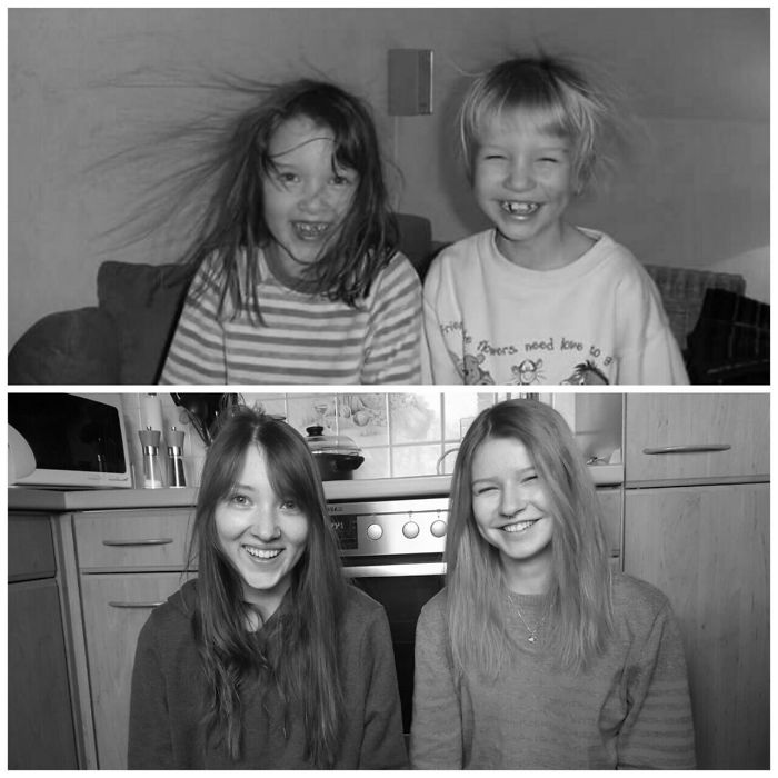 193 Siblings Who Hilariously Recreated Their Childhood Photos 193 Siblings Who Hilariously Recreated Their Childhood Photos