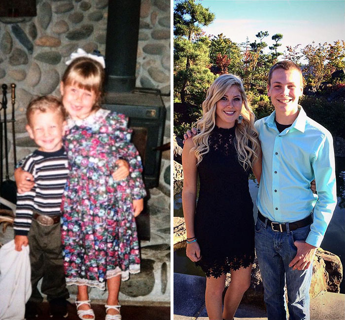 193 Siblings Who Hilariously Recreated Their Childhood Photos 193 Siblings Who Hilariously Recreated Their Childhood Photos
